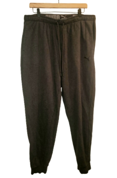 Puma Mens Jogger Sweatpants 2XL XXL Charcoal Gray - Picture 3 of 6